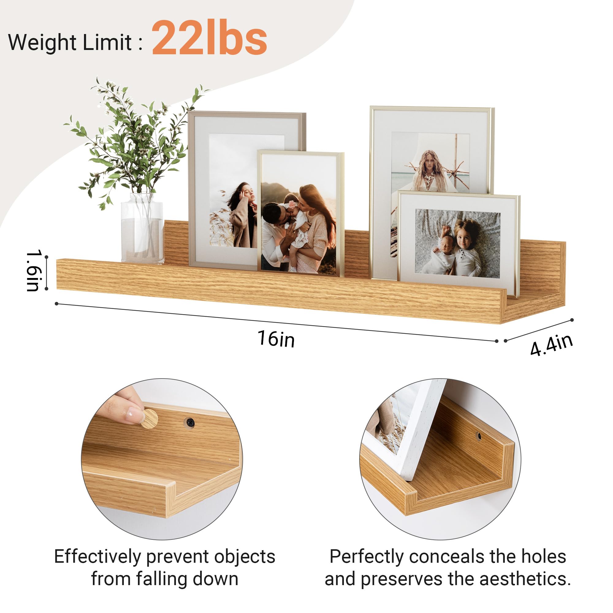 Floating Shelves Set of 2 - Image 3