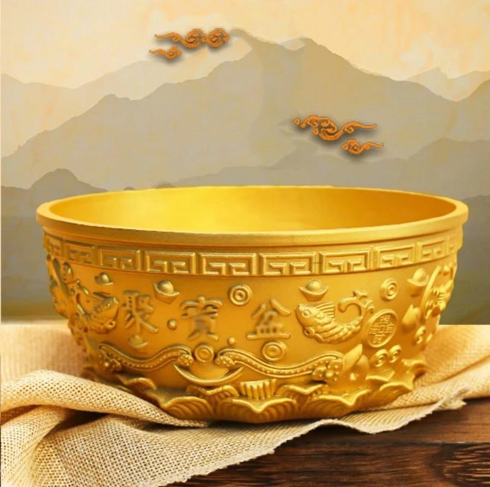 金運アップ 風水 置物 聚寶盆 富 店舗装飾 インテリア 聚宝盆 商売繁盛 金運アップ 風水 置物 聚寶盆 富 店舗装飾 インテリア 聚宝盆 商売繁盛