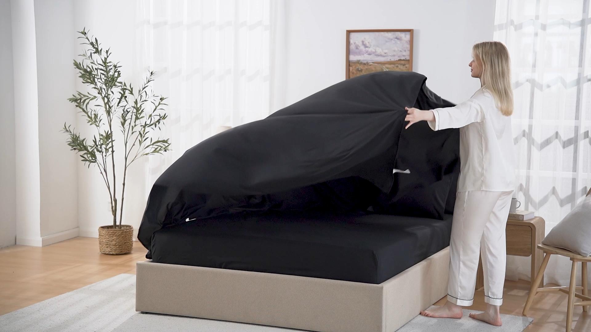 COLOR DARK GREY AND REVERSE BLACK ❗❗CozyLux Queen Comforter Set Grey - 7 Pieces Bed in a Bag | OEKO-TEX Certified, All-Season, Bedroom, Guest Room, Down-Alternative Comforter   Flat & Fitted Sheets   4 Pillowcases