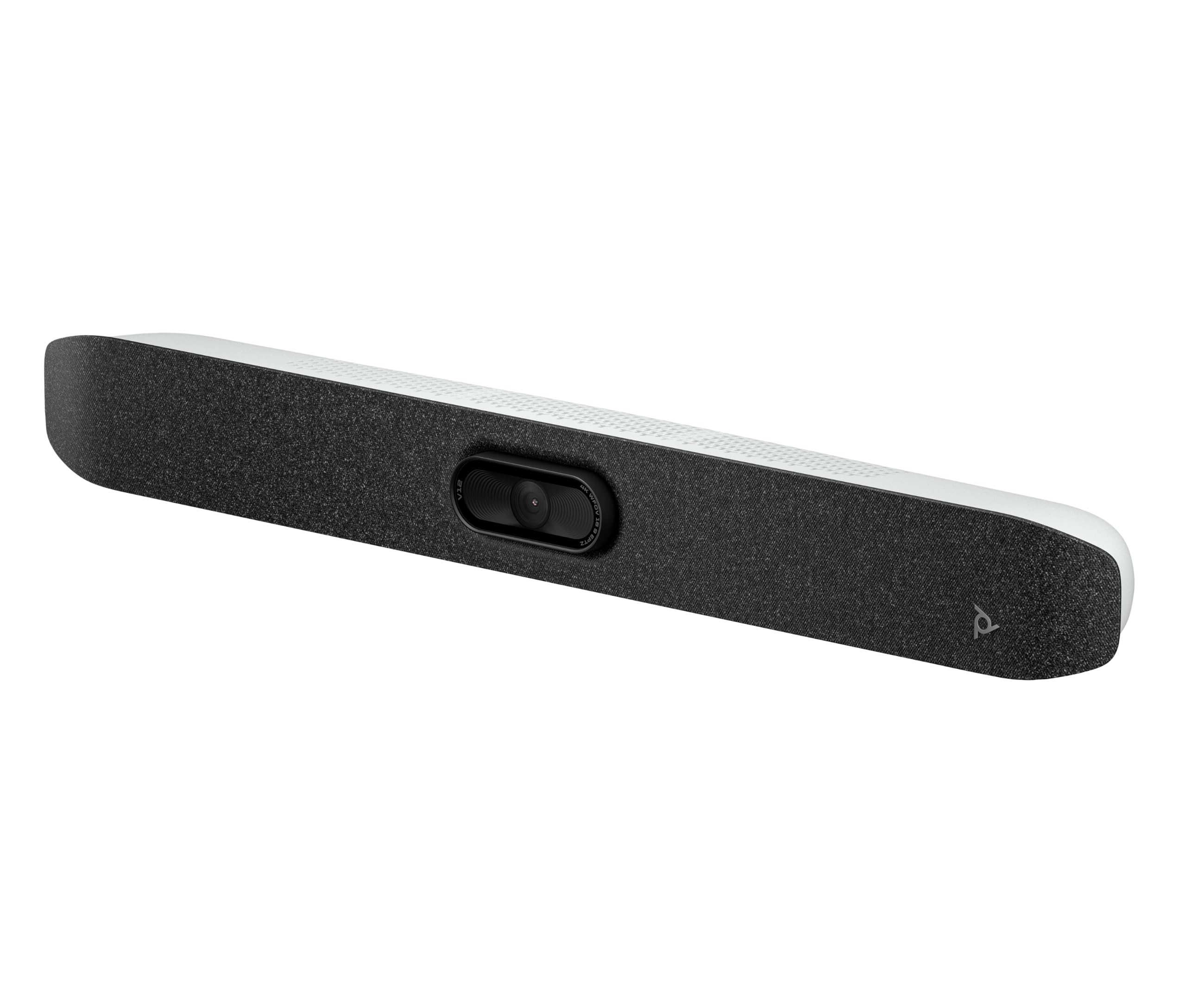 POLY Studio V12 – bar wideo USB z kamerą 20 MP i szerokim kątem 120°, wielofunkcyjne rozwiązanie konferencyjne z mikrofonem i głośnikiem, do małych pomieszczeń konferencyjnych, kompatybilny z zoomem