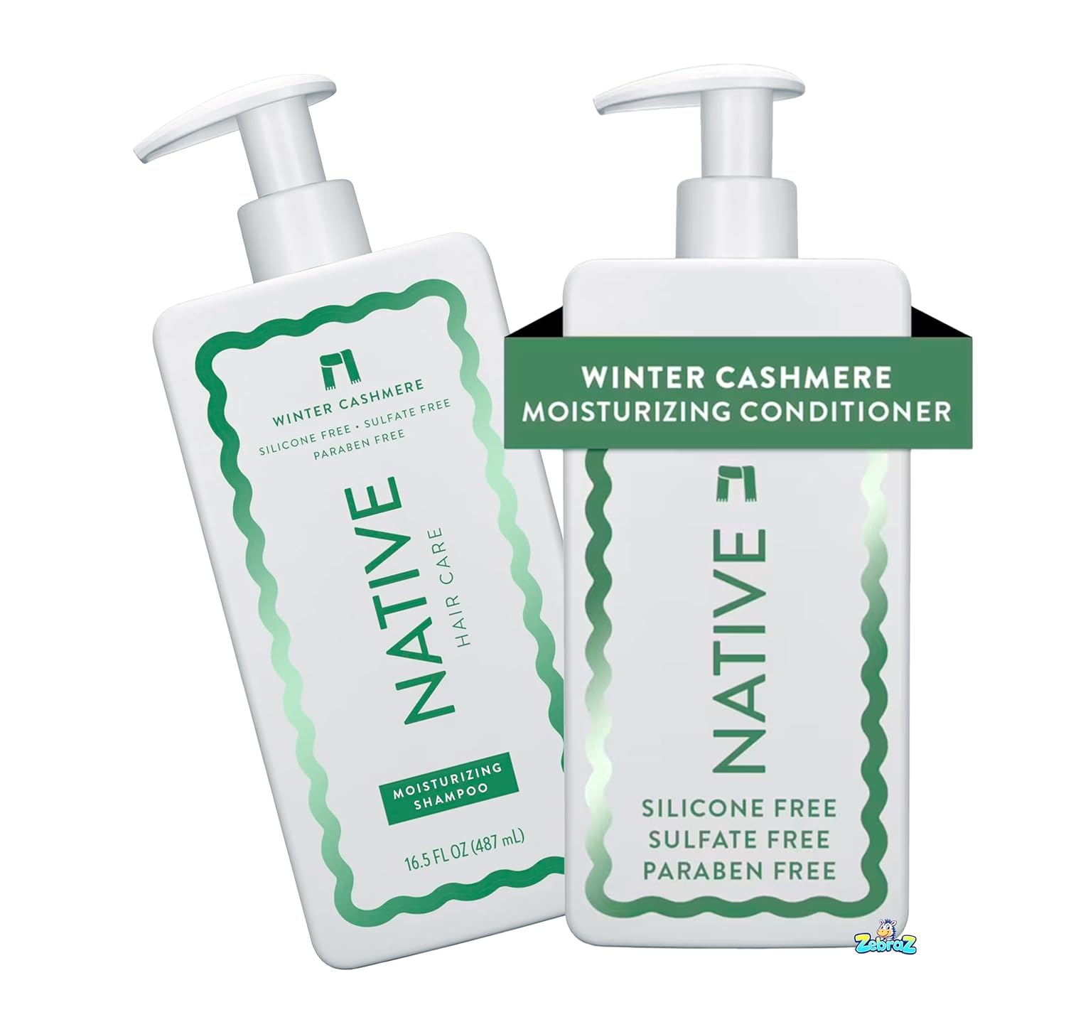 Native Limited Edition Winter Cashmere Shampoo Conditioner - Sulfate/Silicone/Paraben-Free Hair Care - 16.5 oz - Pack Of 02