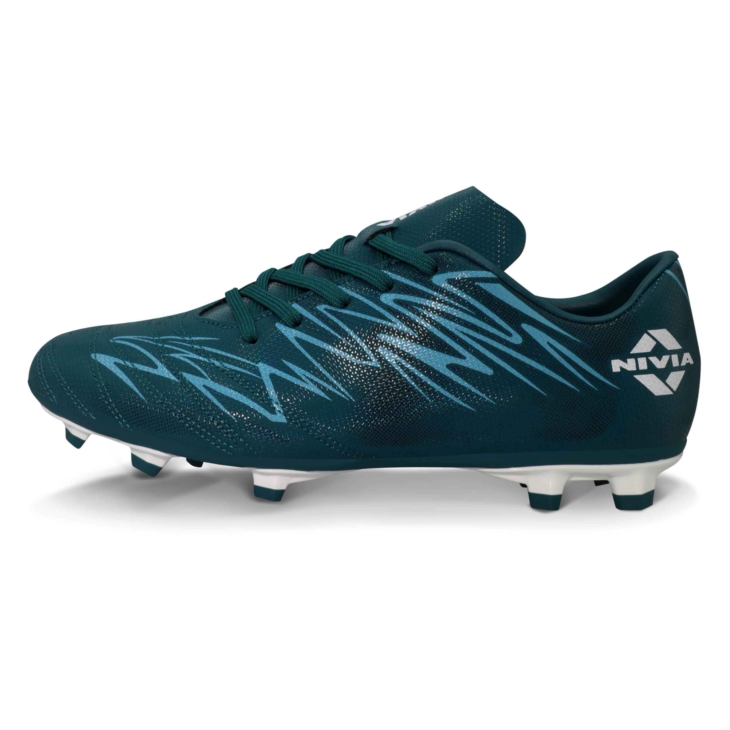 Encounter 11.0 Football Stud for Men, Synthetic Leather Upper, Lightweight Insole,High-Shear Strength TPU Outsole (Arabian Green) UK-07-image-29