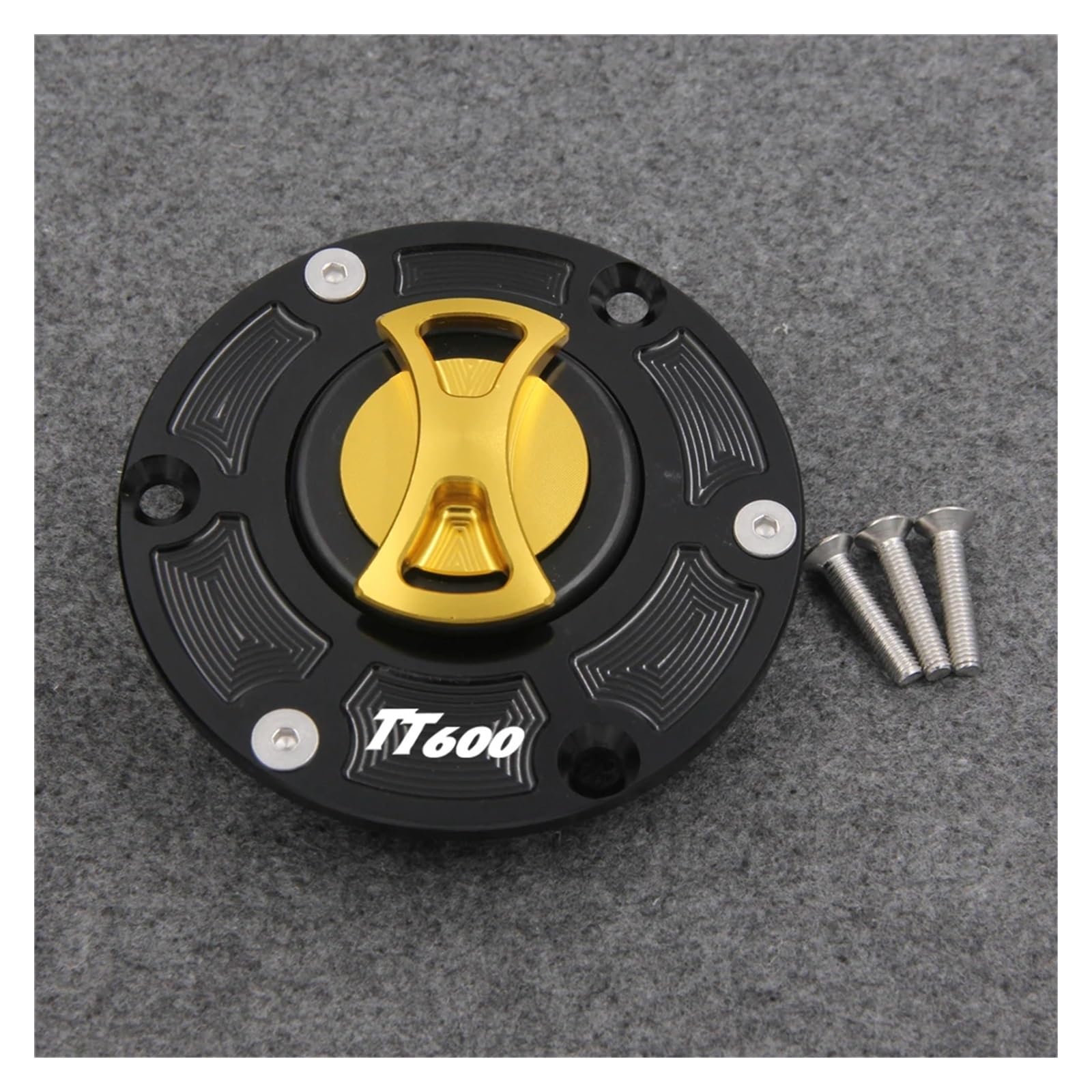 Tappo Serbatoio Tappo Serbatoio Coperchio Carburante Moto Per Triumph TT600 | Tappo Serbatoio Senza Chiave In Alluminio CNC Resistente Per Triumph TT600. Installazione Semplice