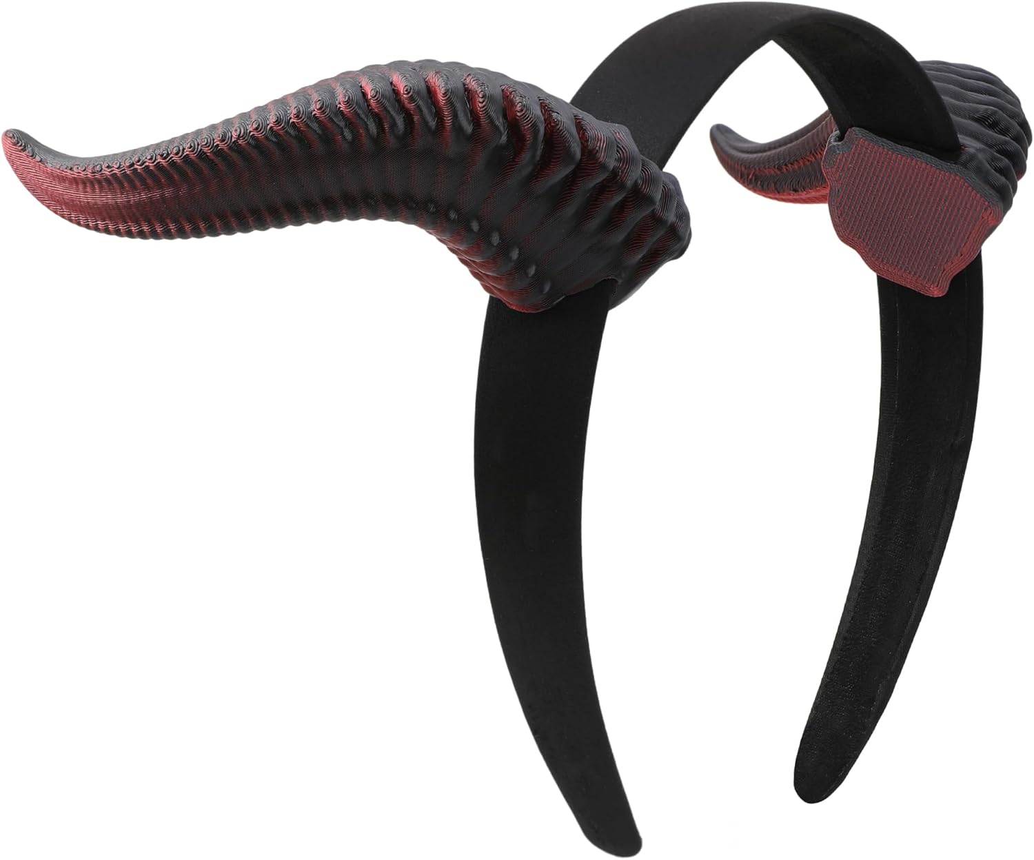 MOSTORY 3D Devil Horns Headband - Ox Horns Hairband for Halloween Devil Costume Party Adult Cosplay Renaissance - Image 2