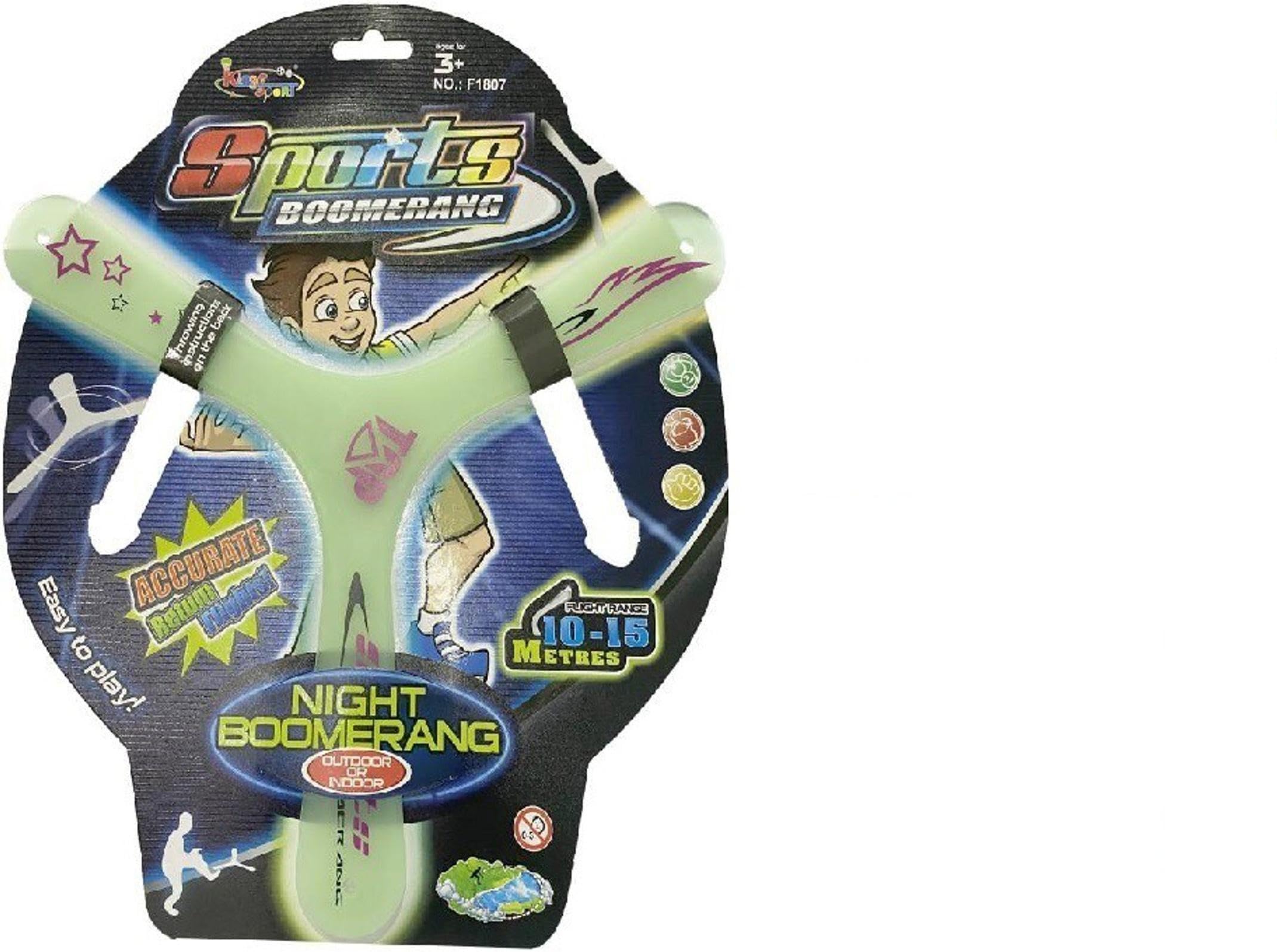 Sports Night Boomerang for Kids - Green | Ages 5+, 10-15 Metre Flight Range, Indoor & Outdoor Play, Accurate Return Flight, Easy to Play-picture-32
