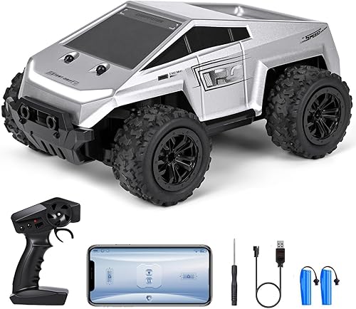 Auto de control remoto de alta velocidad de 2.4G, 120 todoterreno Monster RC Car 12KMH con función de ajuste de velocidad y ajuste de luz, juego de