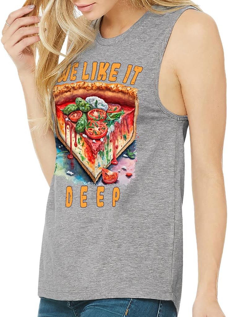 Food Graphic Women's Muscle Tank - Unique Tank Top - Beautiful Workout Tank