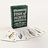 Crane Publishing Group LLC Freshwater Fish Plastic Playing Cards: Waterproof, Educational, Fits Any Fishing Tackle Box, 52 Species, Ages 60+