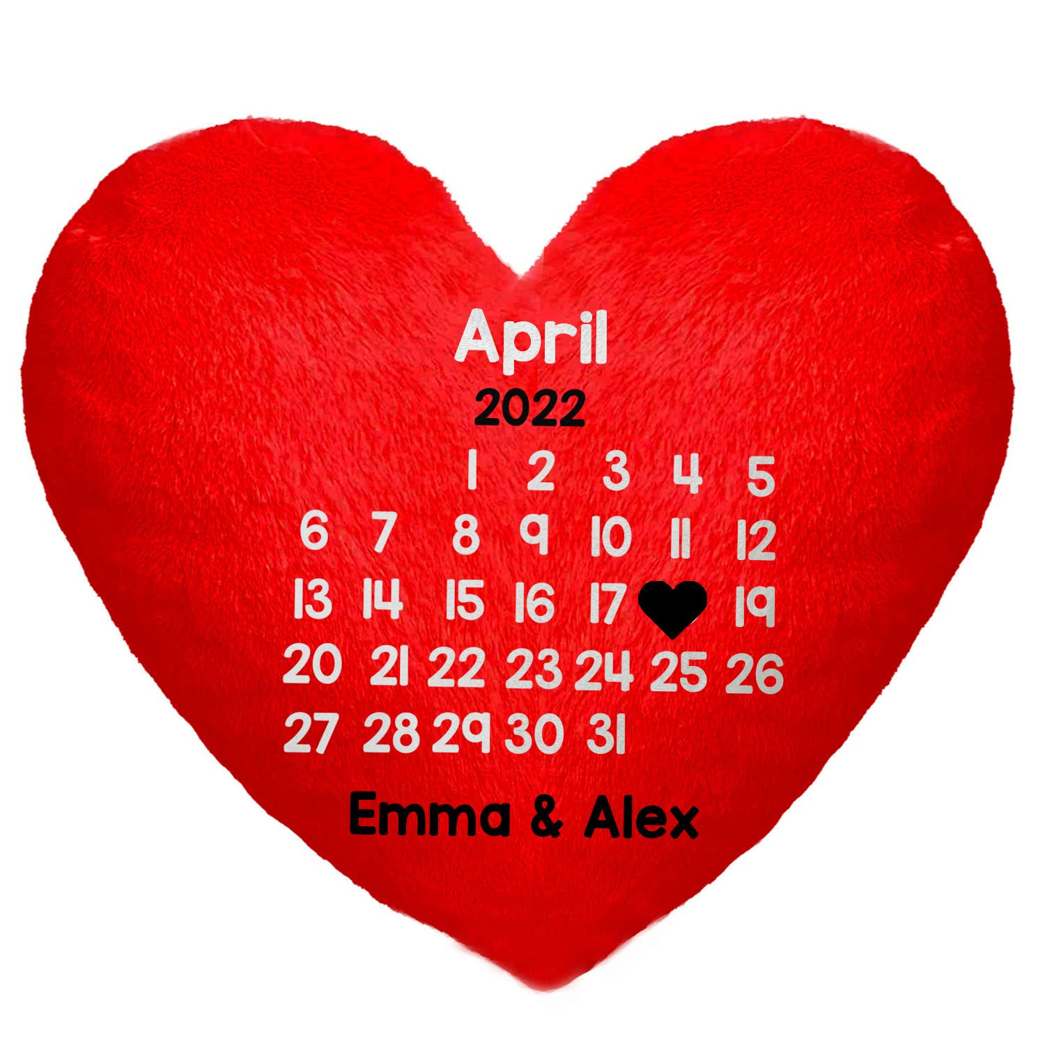 Cuscino SanValentino Innamorati PERSONALIZZABILE CON NOME La chiave del mio cuore sei tu - Love - Amore - Regalo in cotone 40x40 cm
