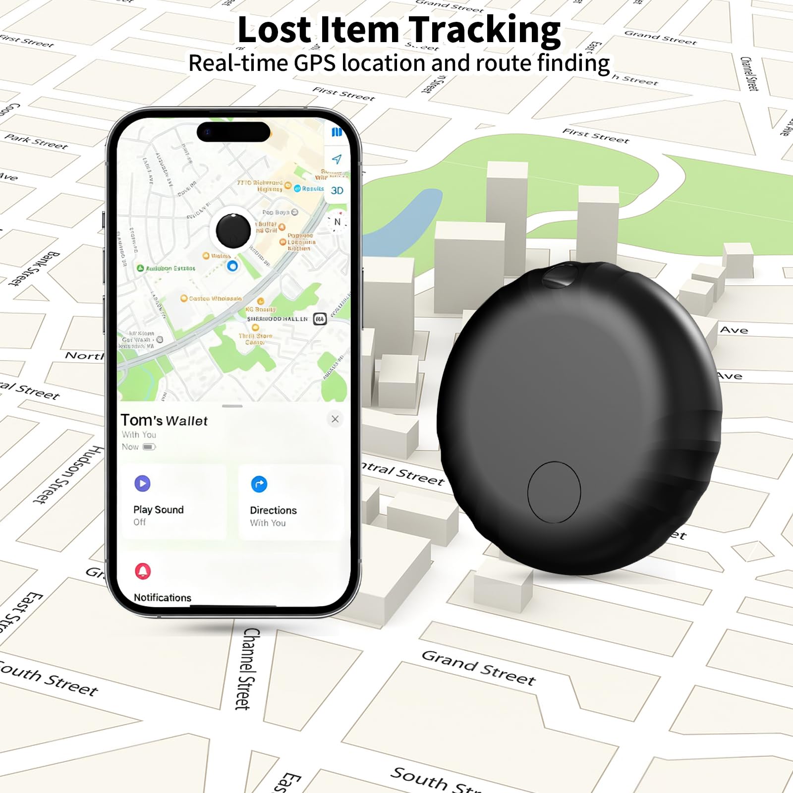Smart Tracker Tag, GPS Trackers Auto Ohne ABO Kompatibel mit Apple „Wo Ist?“ (iOS Nur), Mini Schlüsselfinder für Schlüssel Gepäck Koffer, Bluetooth Tracker Tag für Kinder Hund, 5er Pack