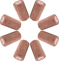 Vista 23 de Cinta adhesiva para veterinarios (negro) (paquete de 2) (4 pulgadas x 15 pies), autoadhesiva, adherente, cohesiva, flexible, autoadhesiva, rollo