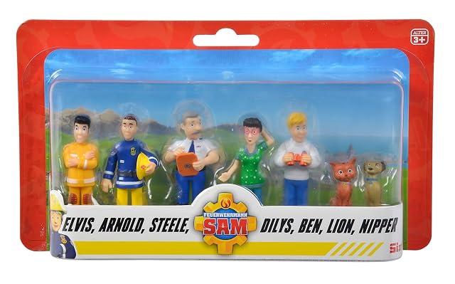 Foto 5 de 5 de Simba 109252538 - Juego de Figuras de Sam de Bombero, 6 Unidades, 2 Surtidos, Solo se Entrega una versión…