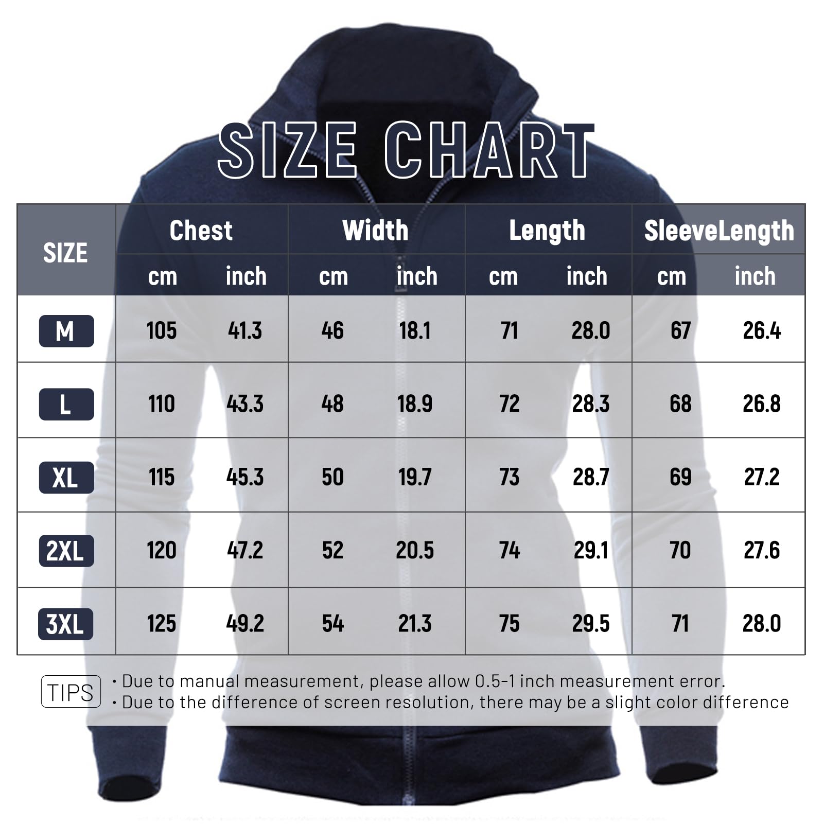 Sweat Zipper Homme sans Capuche Cardigan Chandails Sweatshirt Polaire Vest à Léger Vêtements Sport
