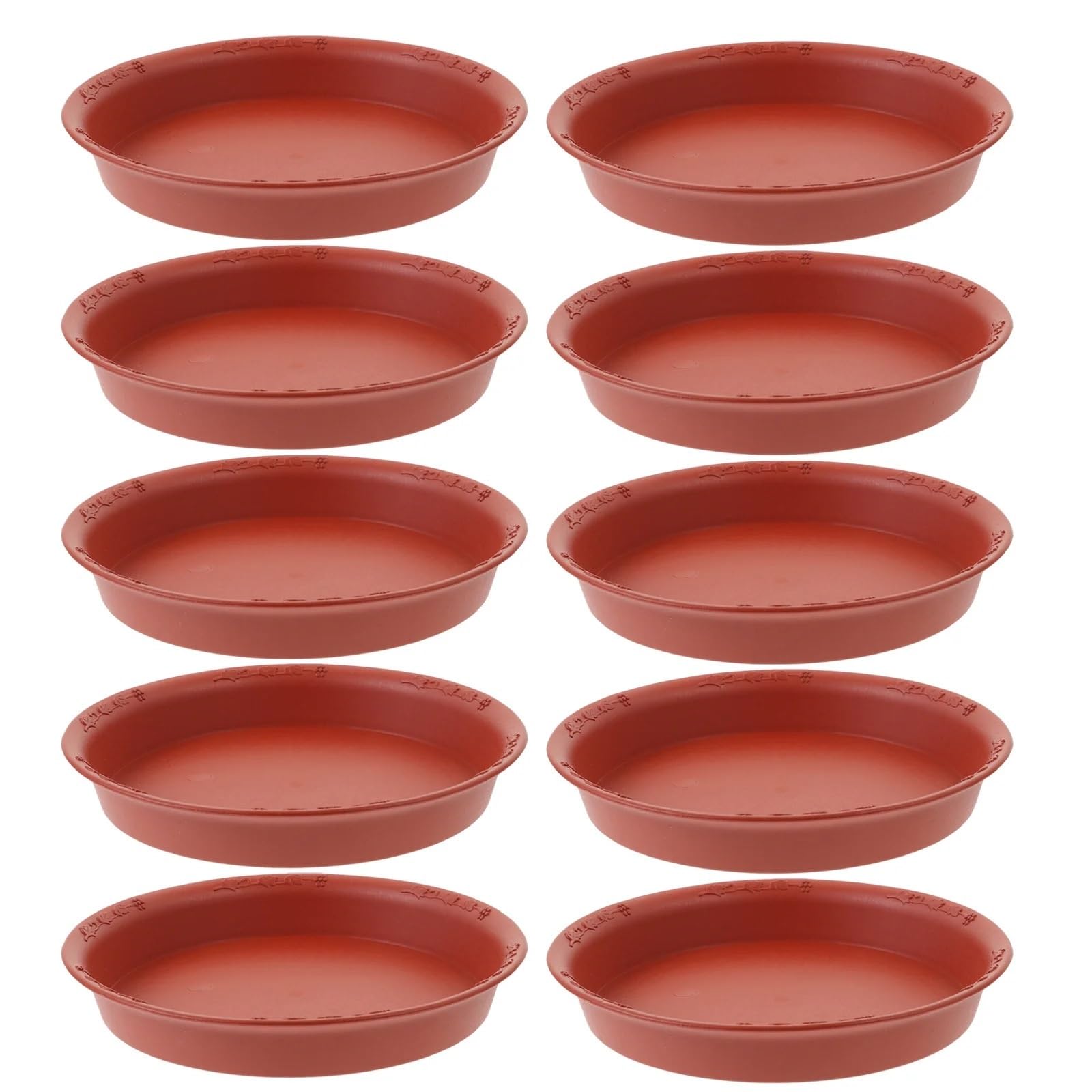 DSFIHJO Plant Tray 10pcs Plant Saucer Tray Round Thickened Water Catcher For Indoor Outdoor Plants Bonsai Pot Drainage Plate Potted