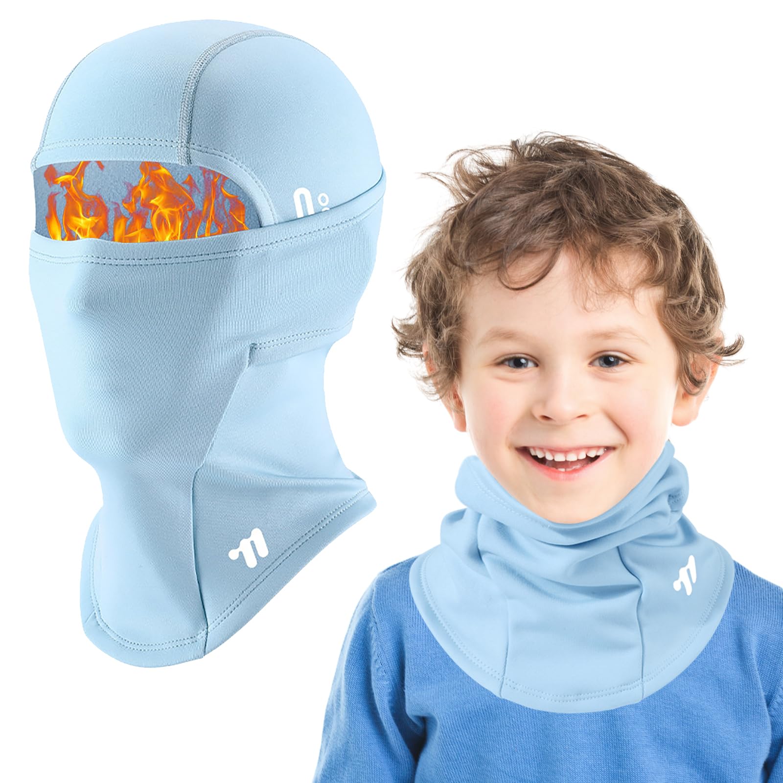 Cagoule D'hiver En Polaire Chaud Pour Enfants 4-10 Ans