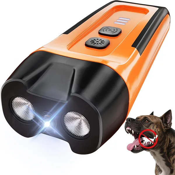 AILCK Ultrasonic Dog Bark Deterrent Devices, 50 FT Range Anti Barking Device for Dogs, Indoors Outdoors Effective Stop Barking Own or Neighbors Dog, Safe & Humane Dog Behavior Training Control Device