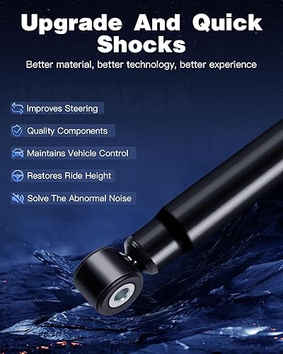 Miniatura 3 de Amortiguadores ECCPP - Kits de amortiguadores delanteros y traseros para 98 99 00 01 02 para Honda Passport, 99 00 para Isuzu Amigo, 02 03 04 para