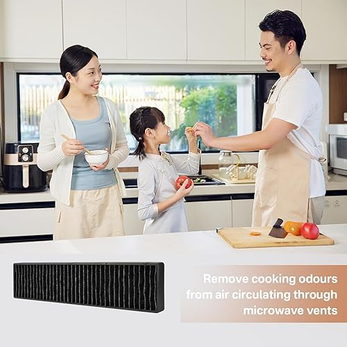 Miniatura 3 de WB06X10807 Filtro de microondas de repuesto para microondas Filtro de carbón compatible con GE Microwave PVM9005SJ8SS JVM7195SK6SS PNM9216SK5SS