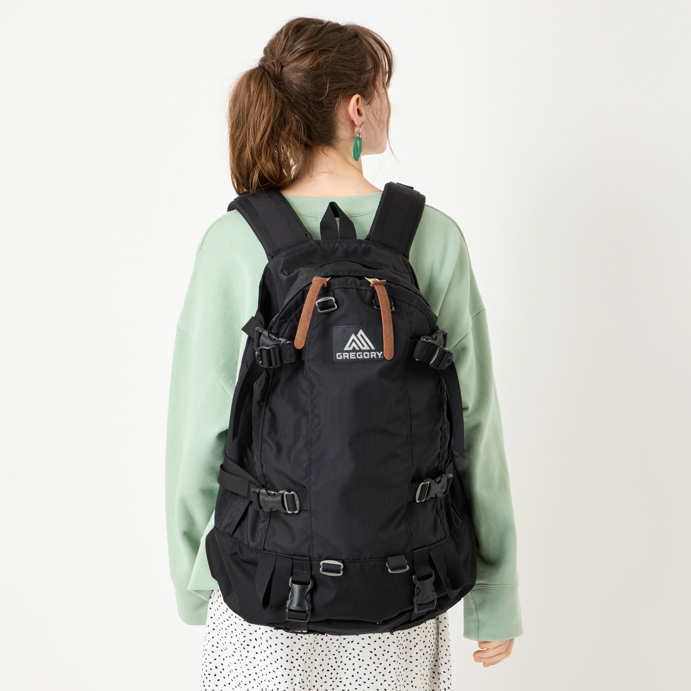 Gregory (Day&Half) official Black Backpack Daypack [Japan import]