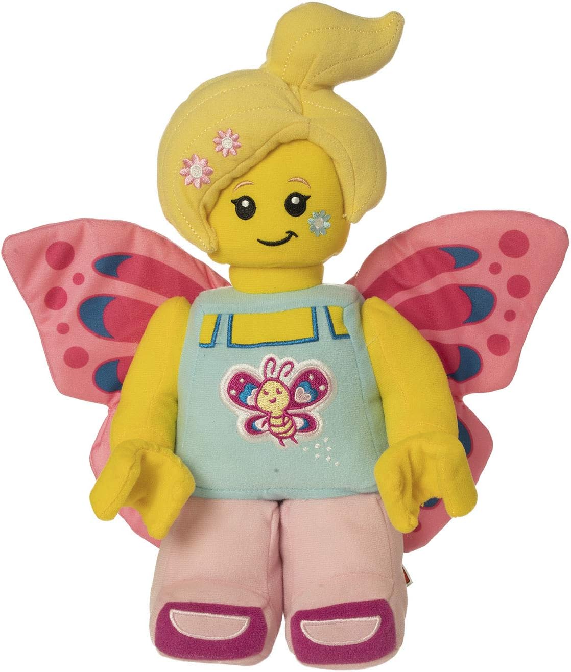 โ Lego Minifigure Butterfly Girl with Flowers 12" Plush Character