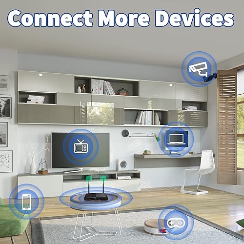 Miniatura 6 de Bingfu - Antena de 4 G LTE, 6 dBi, SMA macho (2 unidades) compatible con 4G LTE, inalámbrica, CPE, router, punto de acceso, puerta de enlace,