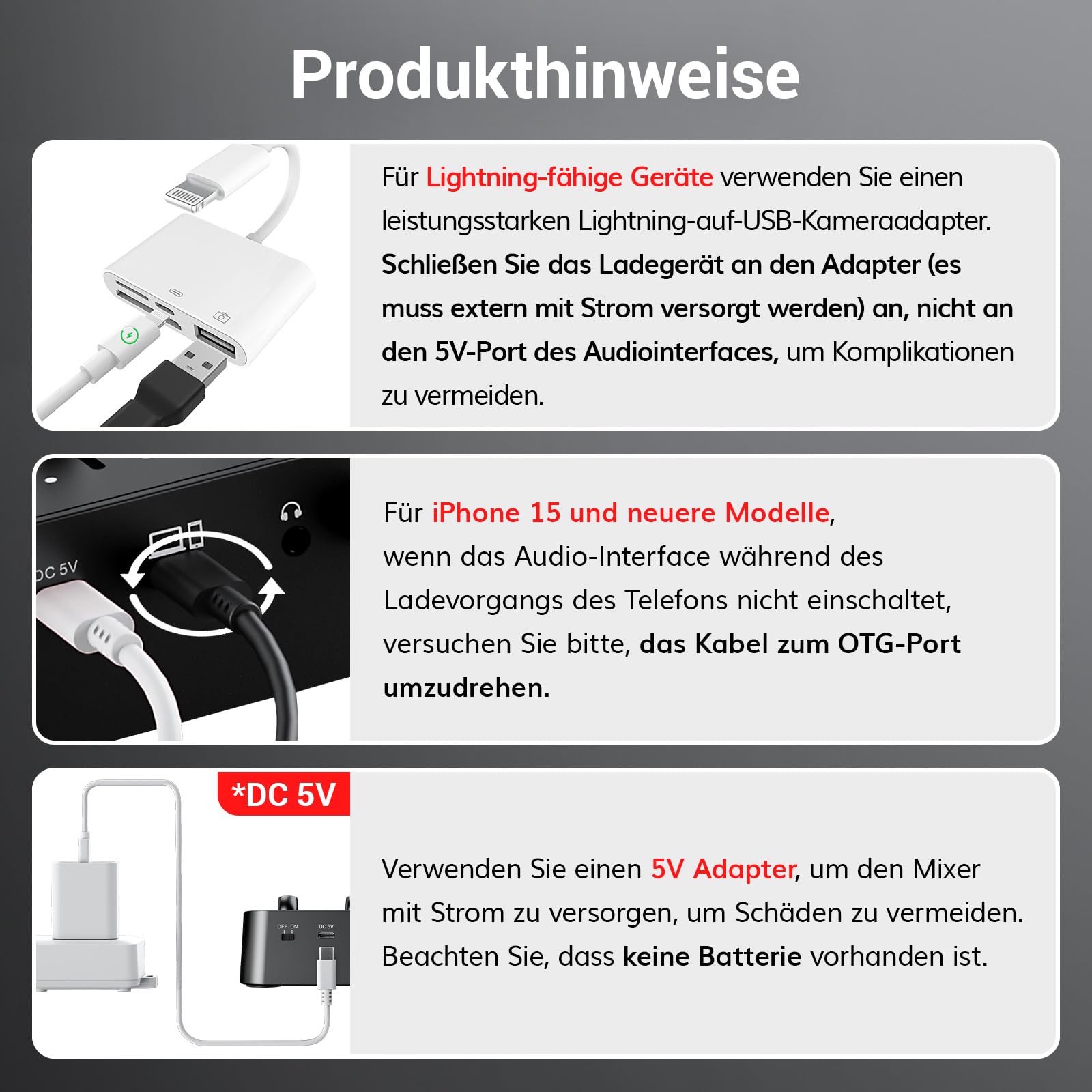 TONOR Podcast Mikrofon Set mit Audio Interface, ASMR Mikrofon, 2 Kondensatormikrofone, Audio Mixer, Lautstärkeregler, 3D Stereoklang, mit Fell-Windschutz, USB Microphone für PC/Handy, Schwarz