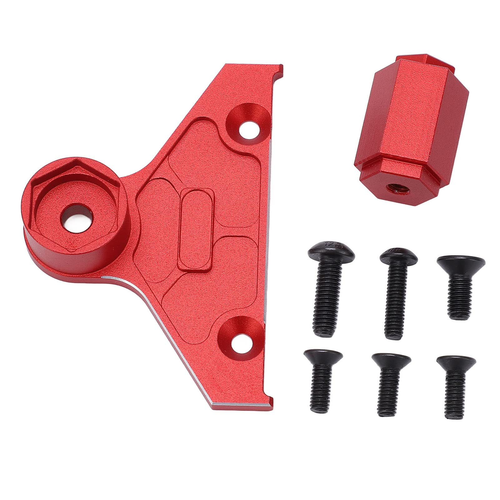 Support de Pneu de Secours en Alliage d'aluminium H12 H14 H17MM Support de Pneu de Secours pour SCX6 1/6 L'Alliage Noir Peut être de qualité pour Le de Temps Matériau de Haute qualité