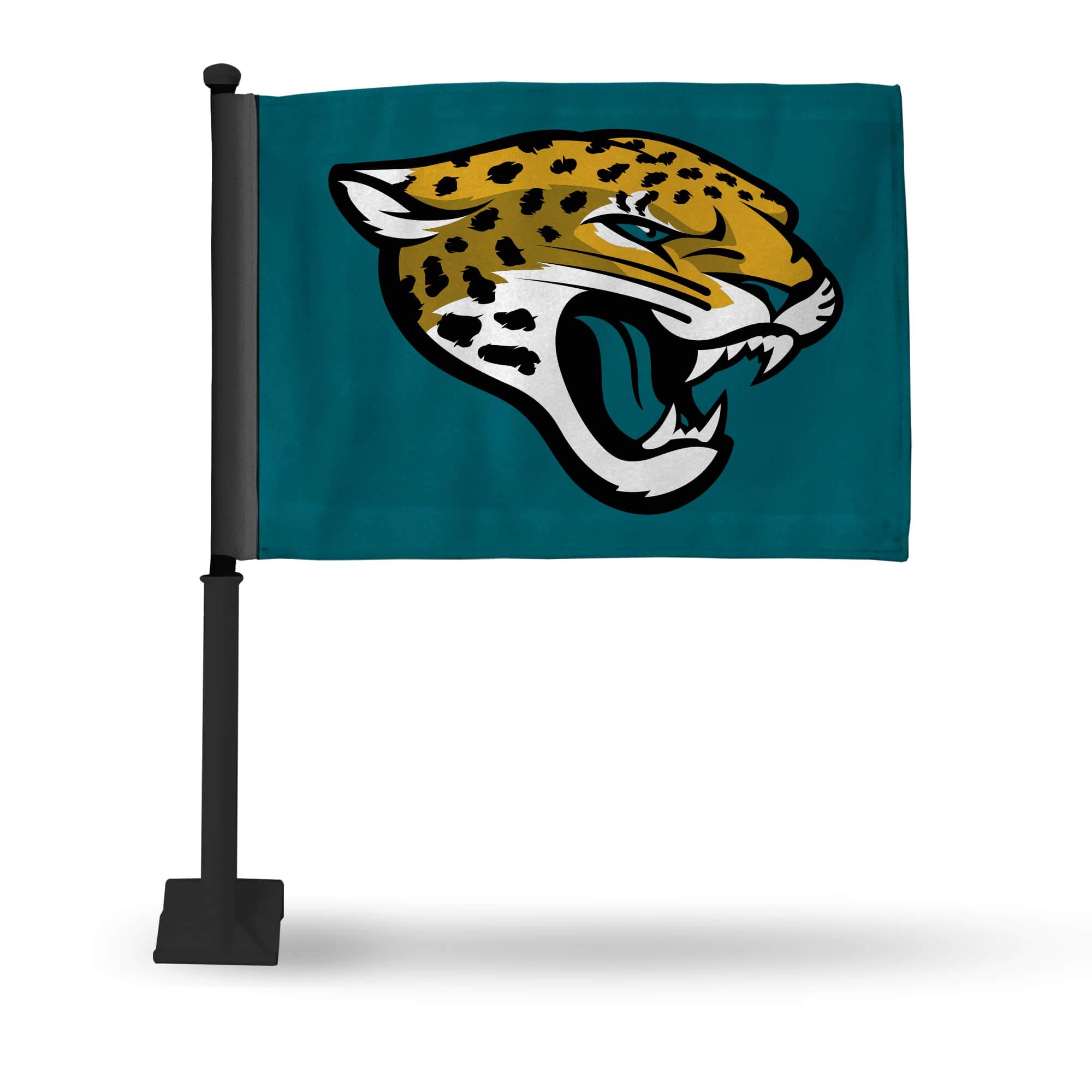 Rico Industries Jacksonville Jaguars Autoflagge – schwarzer Stab