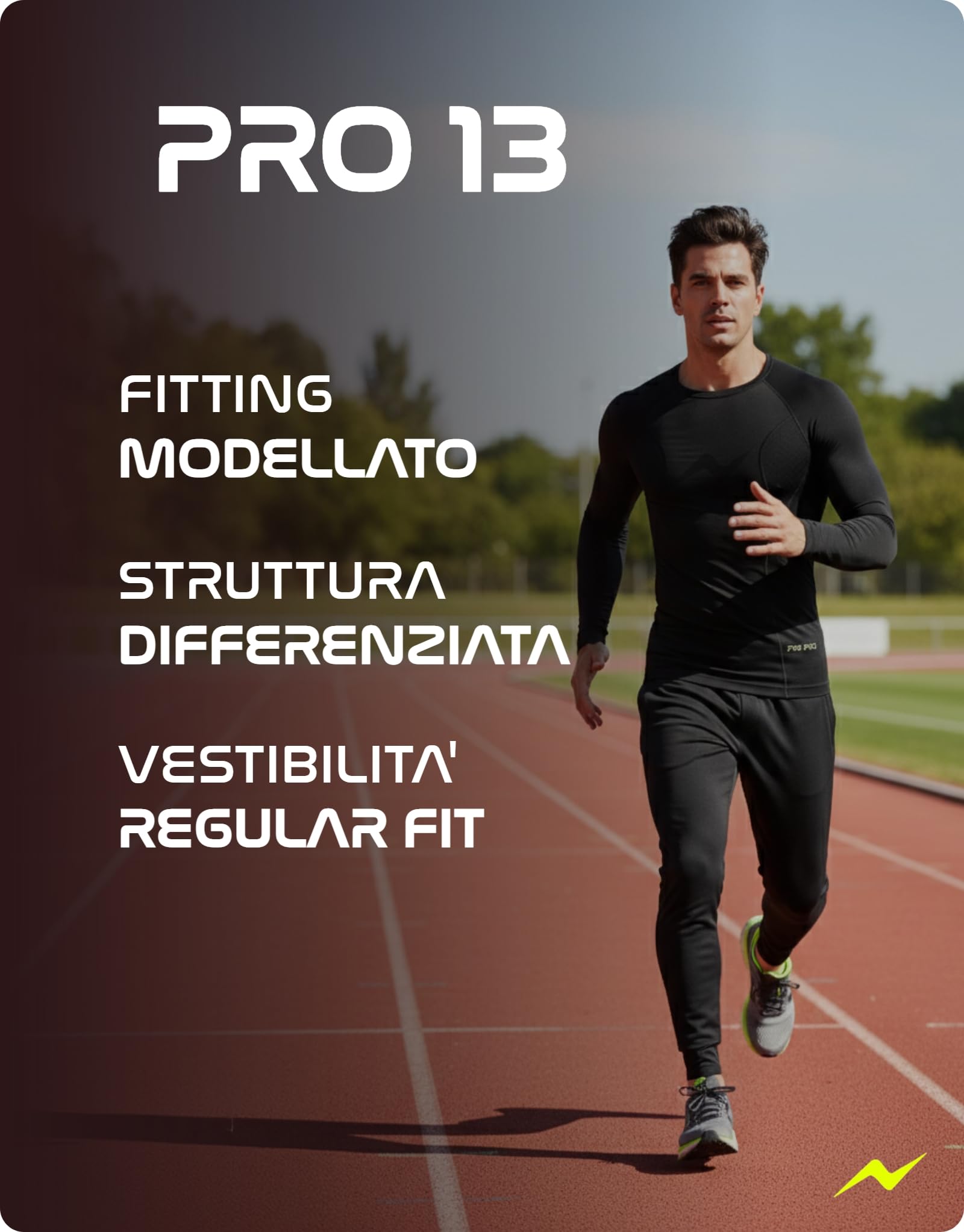PRS Maglia Termica Uomo Manica Lunga - Abbigliamento Uomo - Maglia Running Traspirante - Maglietta Girocollo Senza Cuciture con Asciugatura Rapida