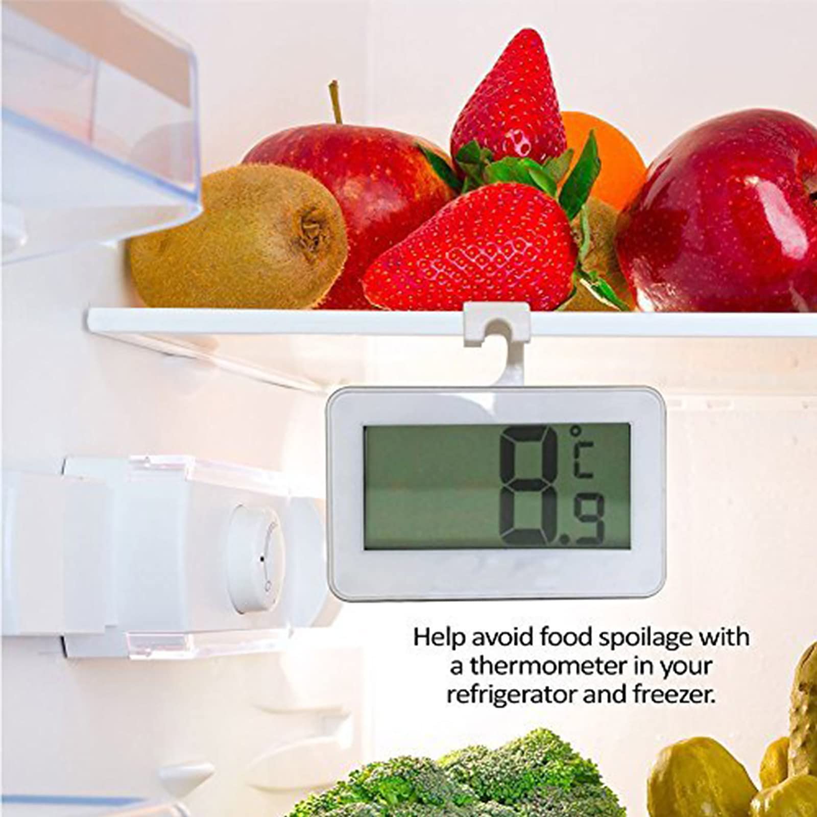 Buy Fridge Thermometer Digital Refrigerator Thermometer, Suplong