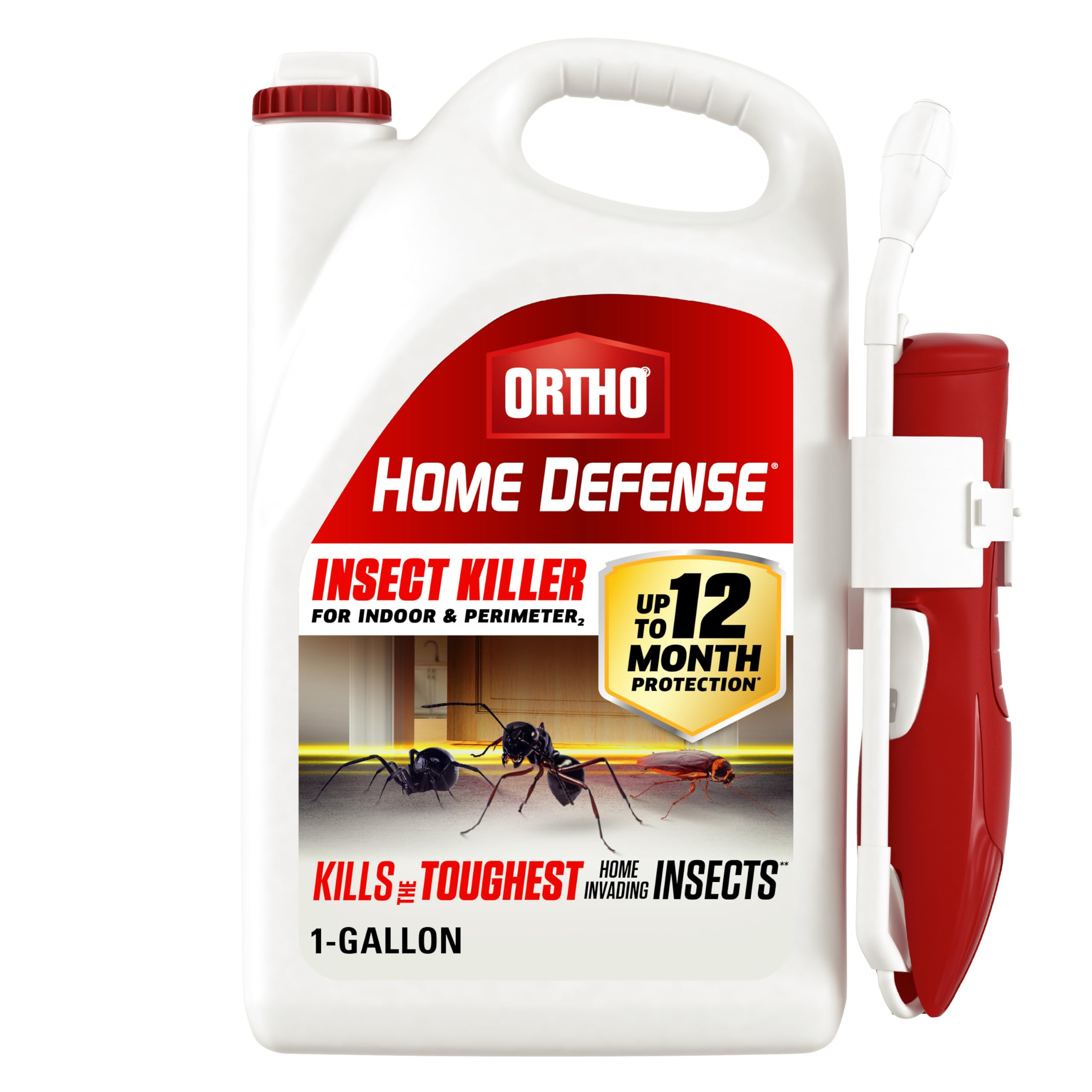 Ortho Home Defense Insect Killer for Indoor & Perimeter2 with Comfort Wand, 1 gal.