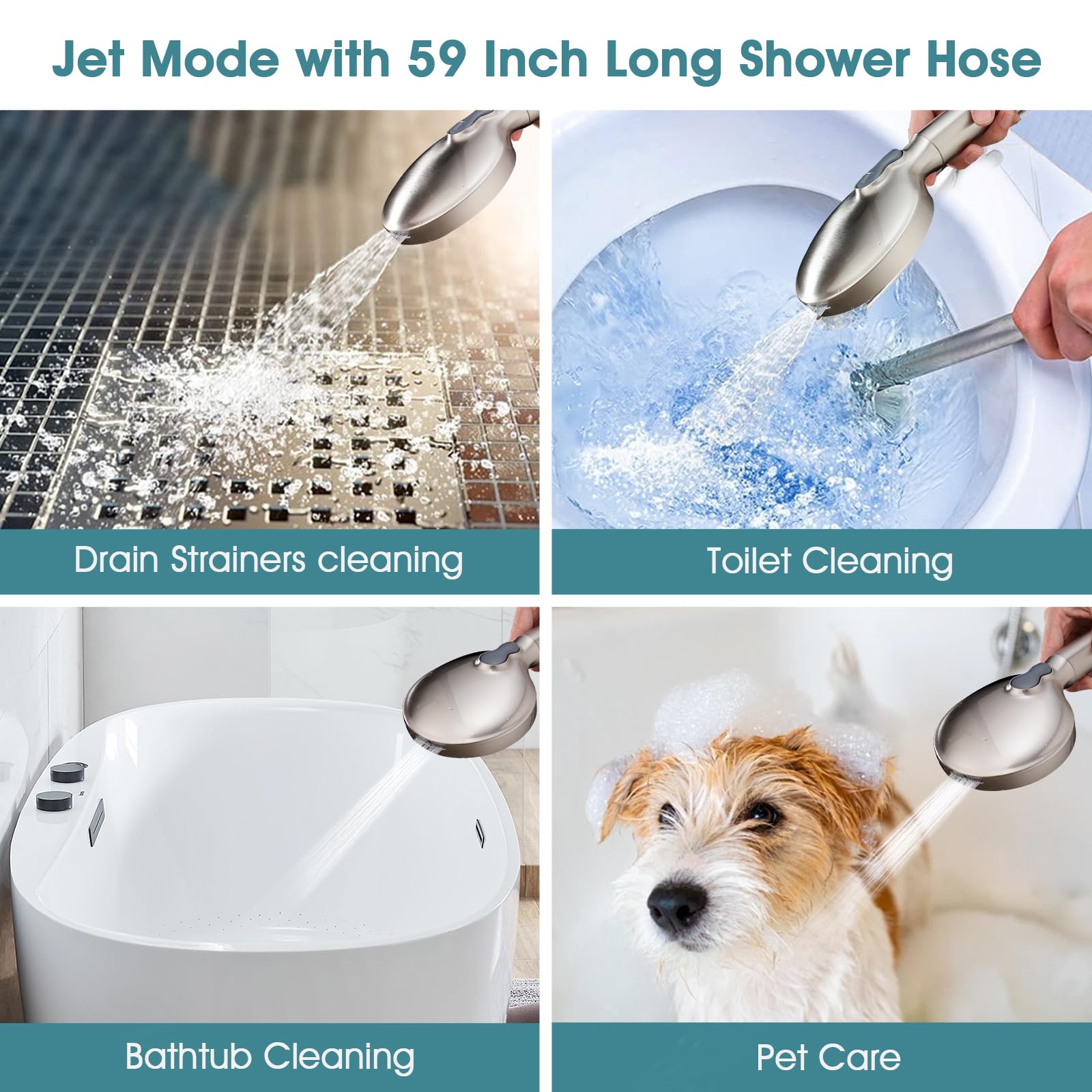Snapklik.com : LOCALAND 10 Inch High Pressure Rainfall Shower Head