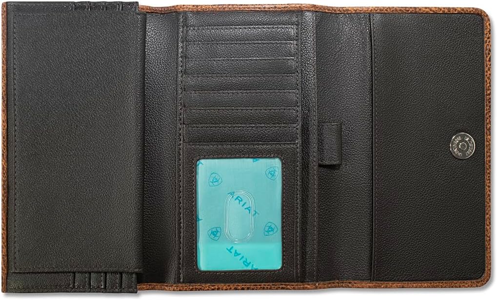 ARIAT Women's Paige Woven Basket Weave Clutch Wallet