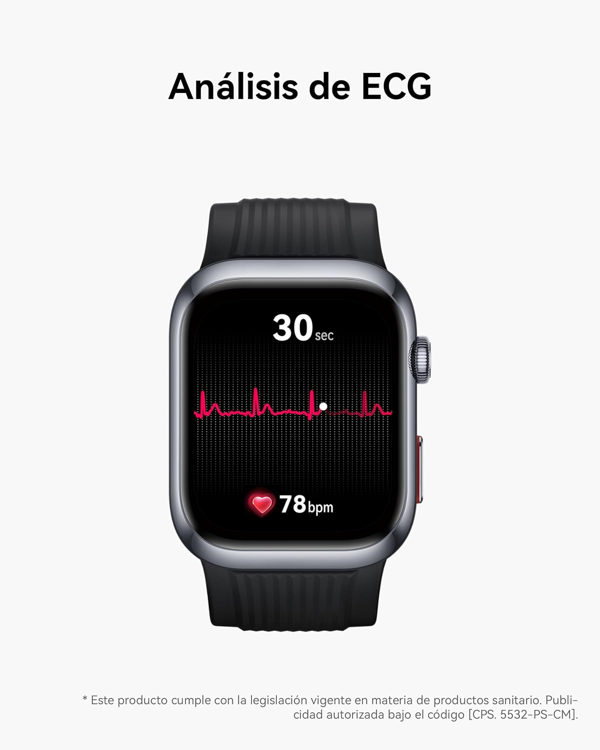 HUAWEI Watch D2,Pantalla AMOLED de 1,82 Pulgadas, Monitorización en Tiempo Real de la Presión Arterial, ECG, Monitorización Exhaustiva del Sueño, SpO2, Asistencia Sanitaria Familiar, Llamadas, Blanco 6