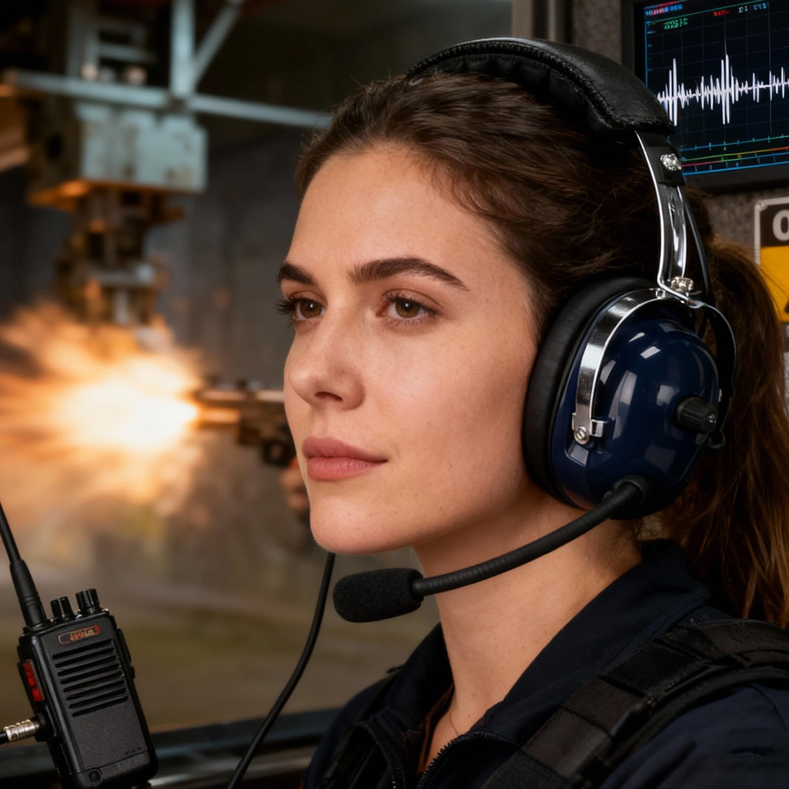 Casque d'Aviation Générale Double Prise - Pilote, Réduction de Bruit 3,5 Mm, Bandeau Réglable