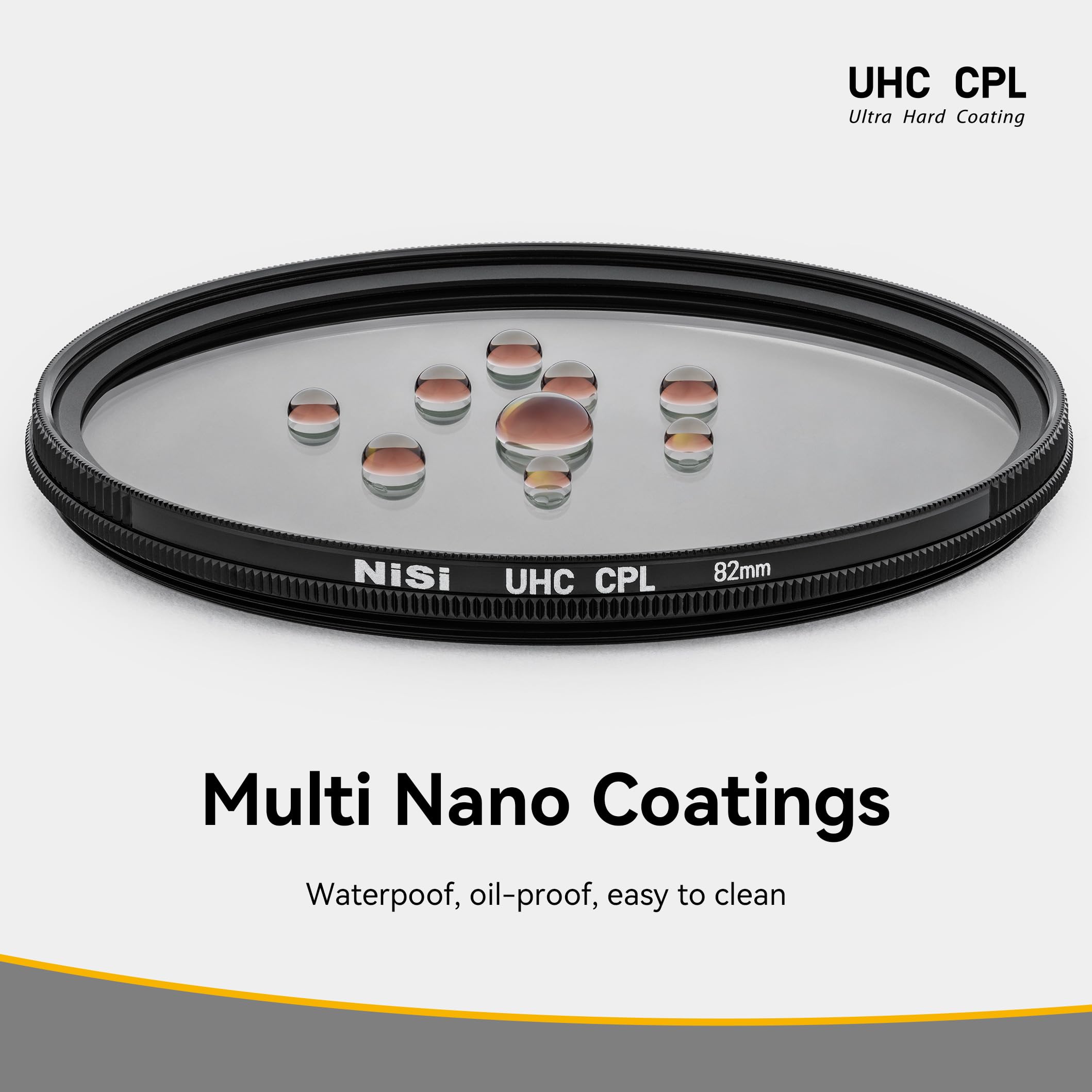 NiSi UHC CPL Filter 86mm Zirkularer Polfilter mit Ultra-Hard-Coating Polarisationsfilter Polarizer