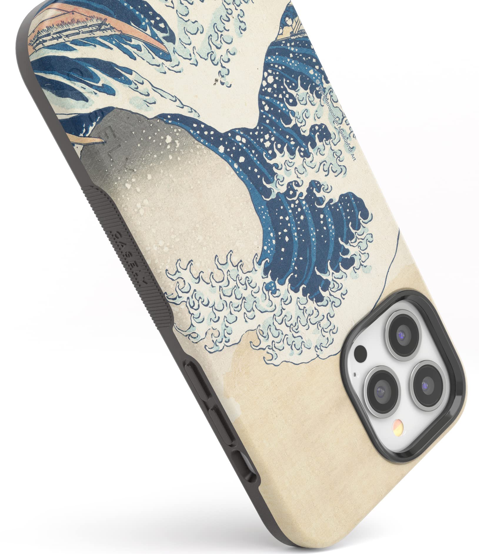 Casely Funda para iPhone 13 Pro | The Great Wave | Funda The Met Museum | Compatible con MagSafe