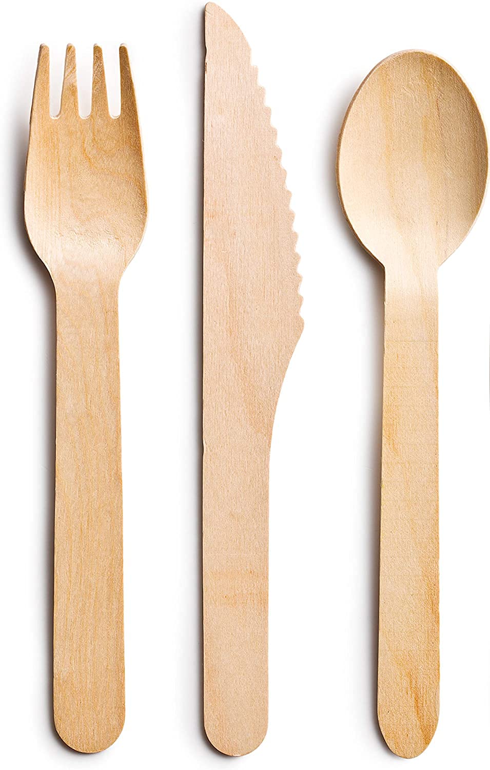 150 Pièces Vaisselle Jetable en Palmier 50x Assiettes, 75 Couverts en bois bambou(fourchette + couteau + cuillere) -25 Gobelets, Assiettes en Feuilles de Palmier Compostable & Neutre