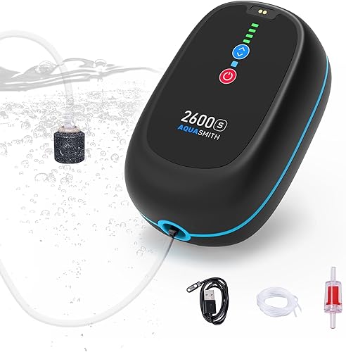 Aireador de cebo, aireador recargable para peces, IPX7 impermeable, adecuado para pesca al aire libre, bomba de aire de emergencia de corte de