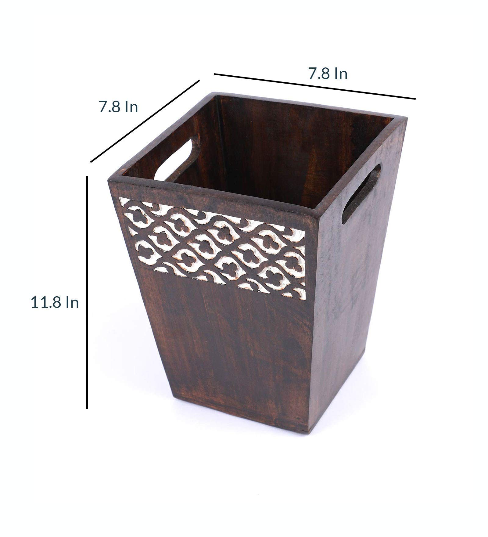 Elegant Wooden Paper Bin - THE URBAN STORE -5