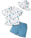 Toddler Baby Boy Clothes Summer Outfits Infant Boy Clothing For Little Kid Shorts Sets