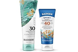 Badger SPF 30 Unscented Sunscreen Cream