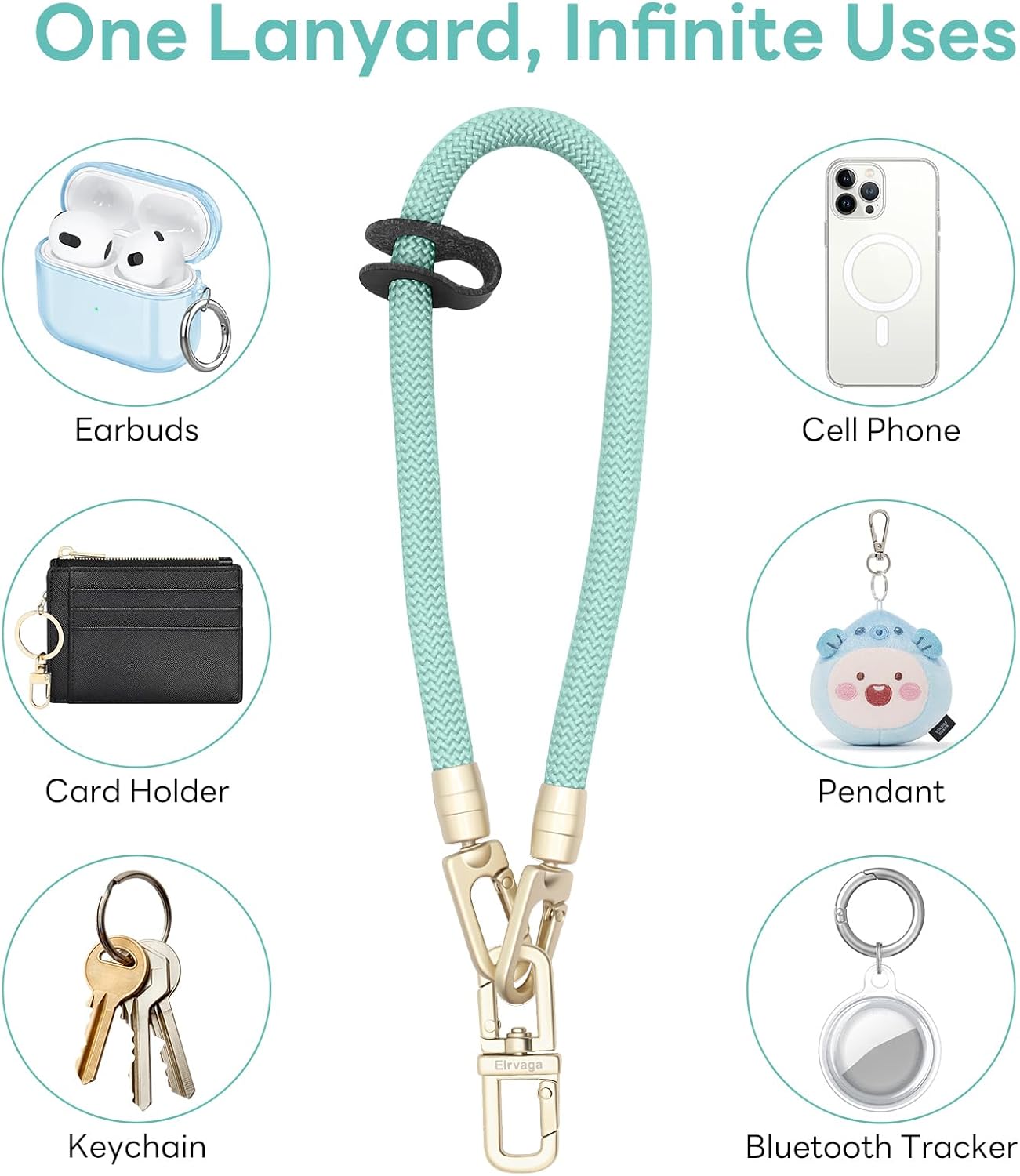 Universal Cell Phone Lanyard Wrist Strap,Phone Bracelet Strap,Phone Charms Strap - Image 7