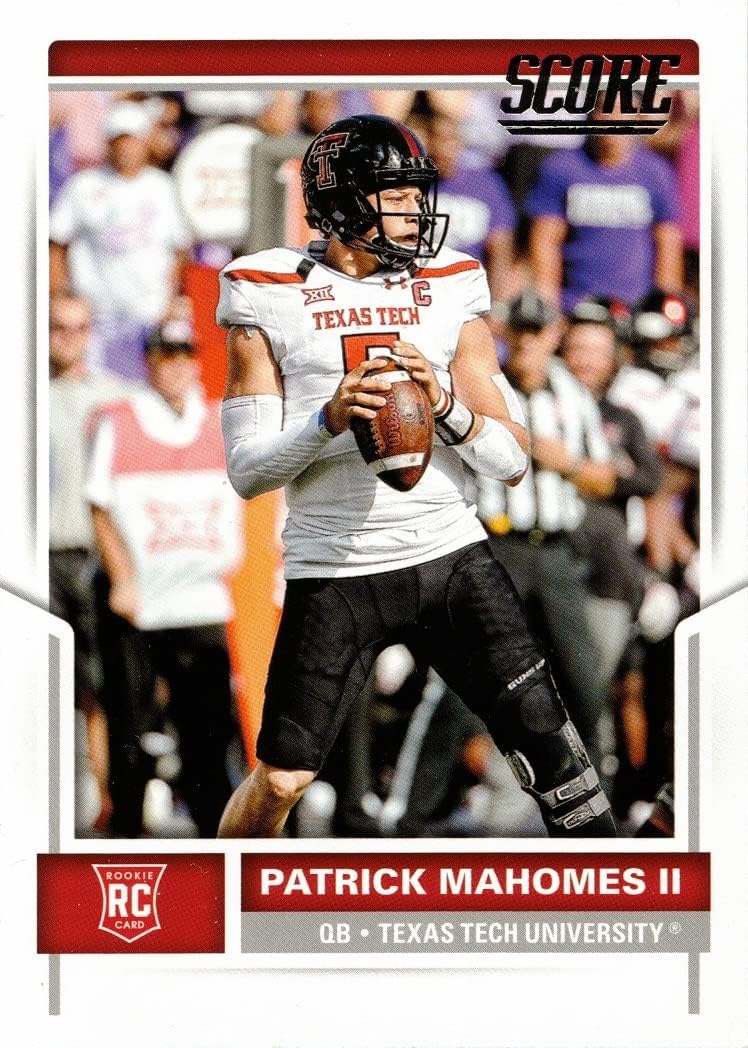 2017 Panini Score Football #403 Patrick Mahomes Rookie Card