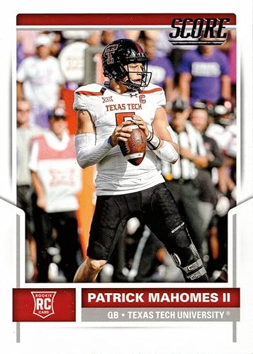2017 Panini Score Football #403 Patrick Mahomes Rookie Card