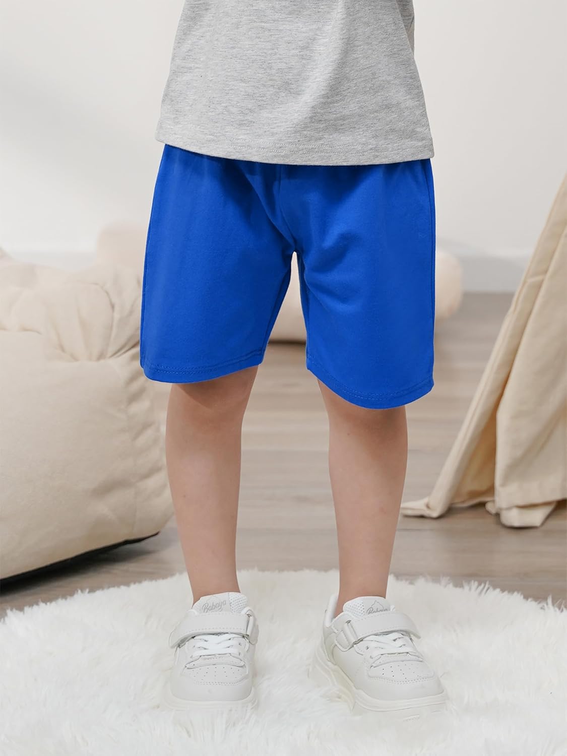 Resinta 5 Pack Toddler Boy Shorts Boys Cotton Short Soft Baby Casual Shorts with Drawstring - Image 6