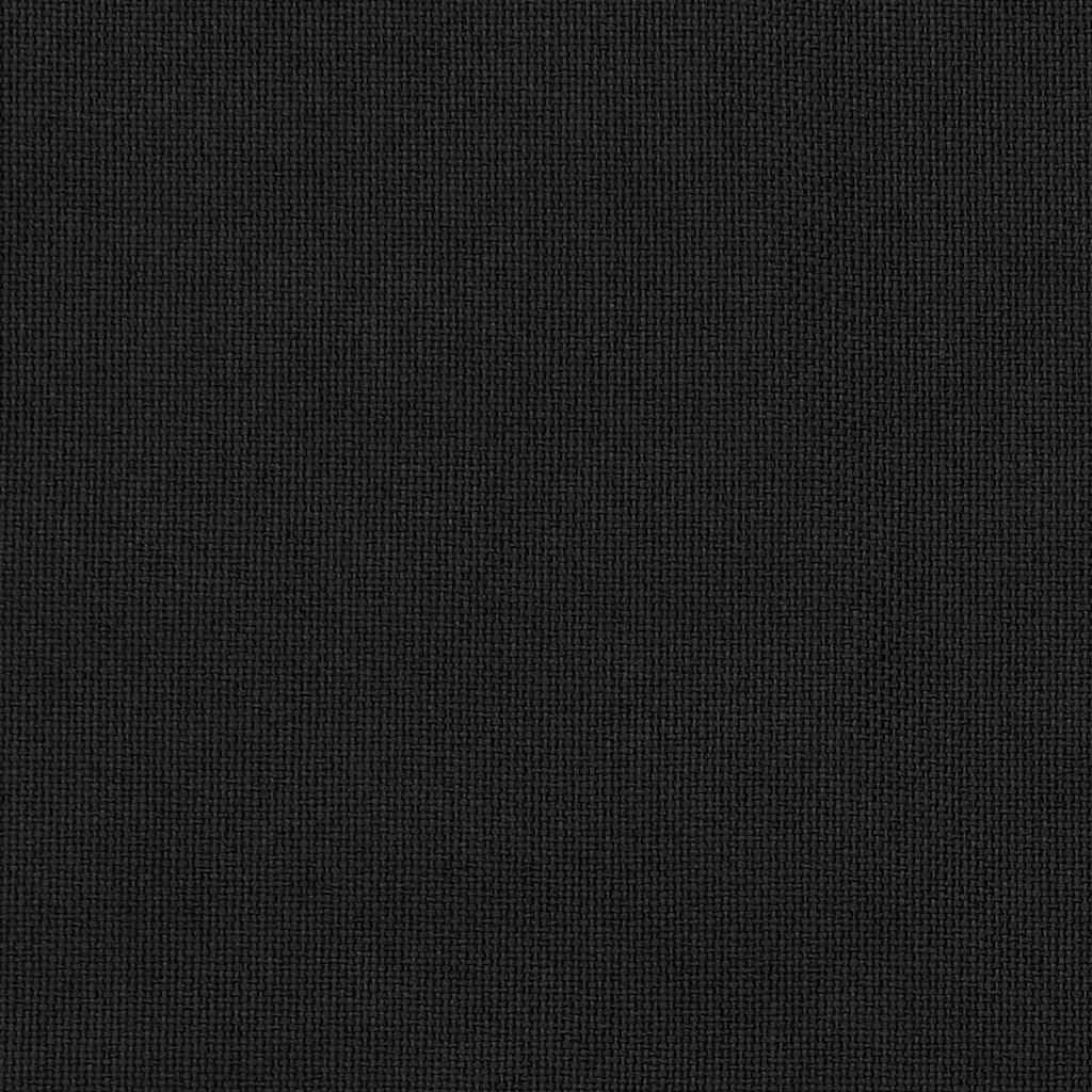 Lniane zasłony zaciemniające 2 sztuki czarne 140 x 245 cm