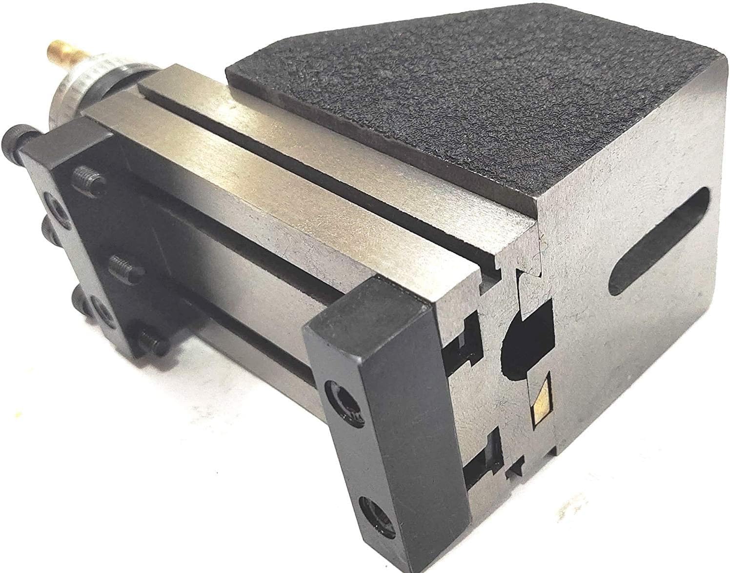 Buyohlic Mini prowadnica pionowa (90 x 50 mm) z płytką kątową Z - natychmiastowe frezowanie na małych tokarkach stołowych