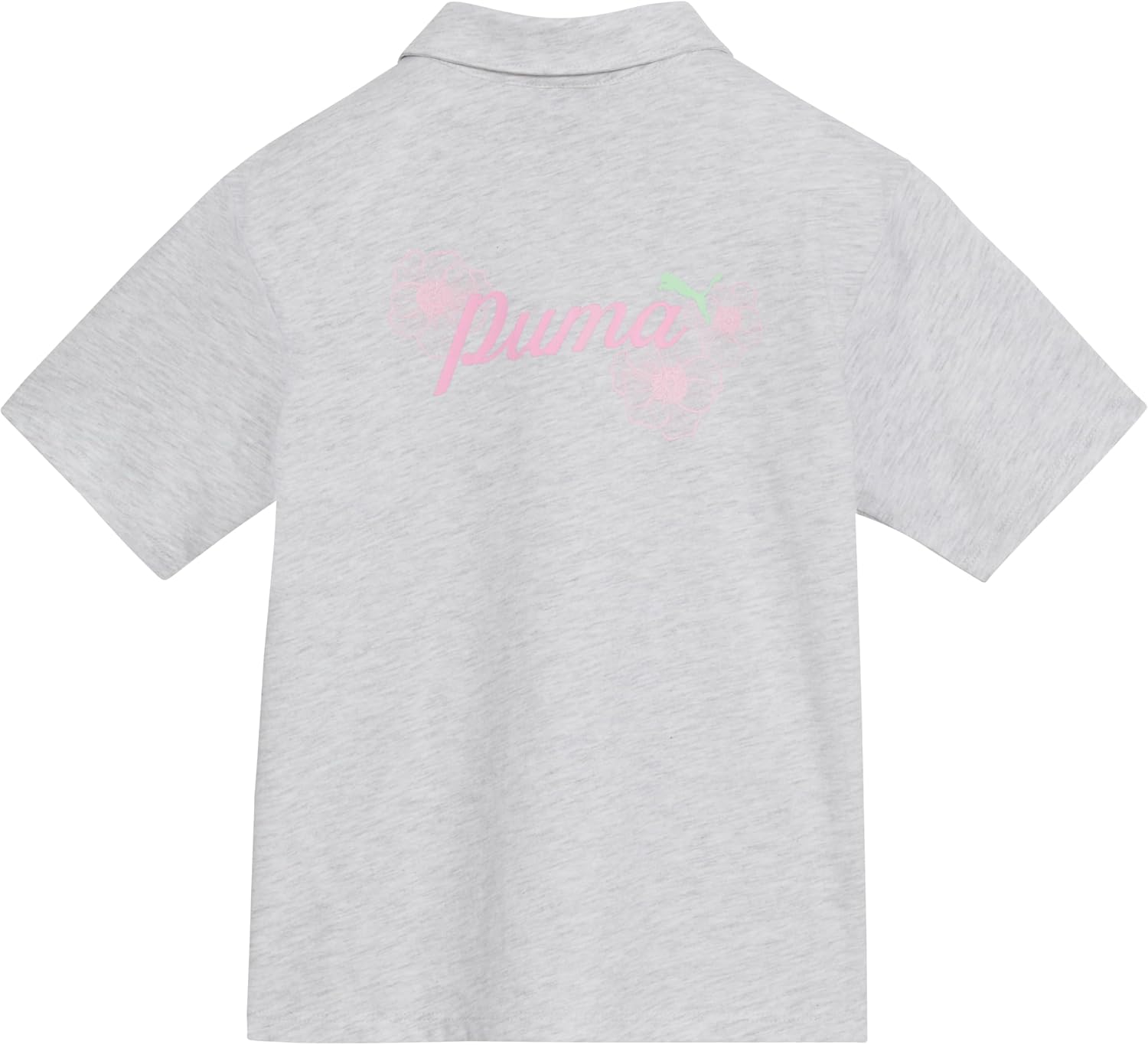 Puma Girls' Short Sleeve T-Shirt, Fashion Prints & Colors, Soft and Comfortable