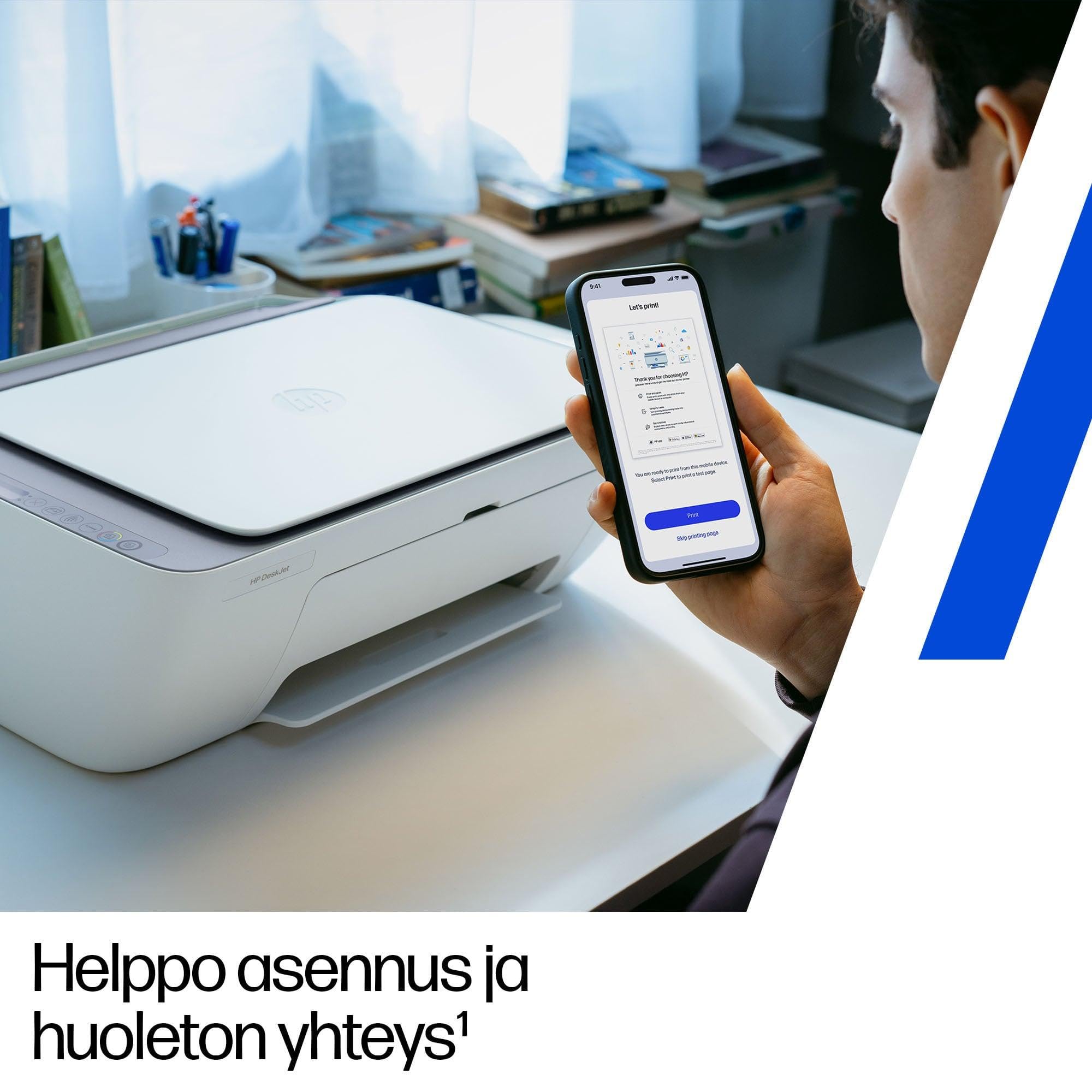 HP Impresora de inyección de tinta All-in-One DeskJet 2922 Wi-Fi, compatible con HP Instant Ink, copiar/Escanear/Imprimir para uso doméstico